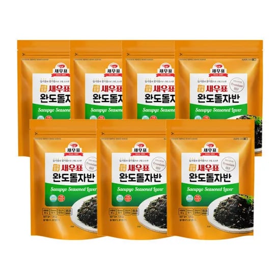 새우표 완도돌자반 40g 7봉