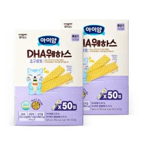 아이얌 DHA 웨하스 요구르트 대용량팩 2팩