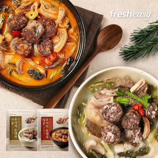 프레시지 사골 우거지 순대국 600g 8팩