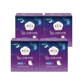 좋은느낌 오리지널 입는 오버나이트 4팩+4매 17,980원