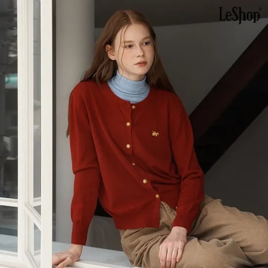 데일리 자수 금장 버튼 가디건 13,910원