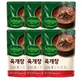 비비고 육개장 6개