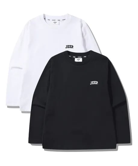 지프키즈 에어 그램 긴팔티 2팩