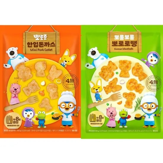 뽀로로땡 500g 2봉 돈까스 500g 2봉