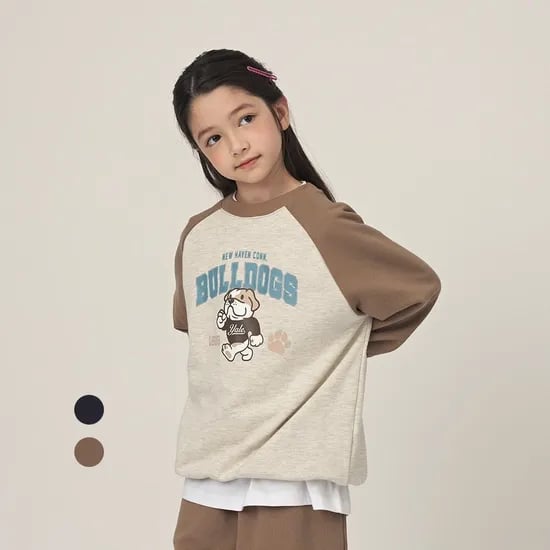 예일키즈 래글런 불독스 맨투맨