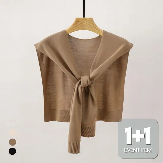 심플베이직숄가디건 1+1