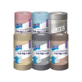 스카트 버블수세미 50매 6롤