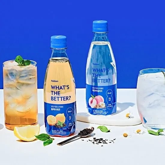 널담 블랙티 캐모마일 티스파클링 350ml 24개