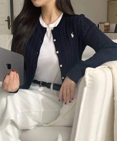 폴로 랄프로렌 베이직 가디건 걸즈