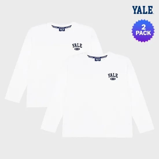 예일키즈 롱슬리브 티셔츠 2PACK
