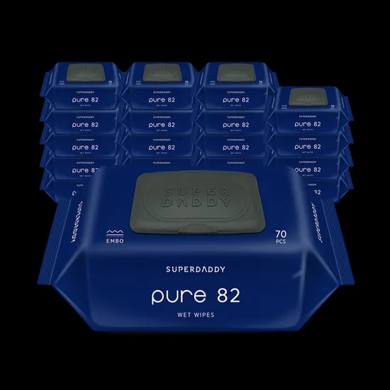 슈퍼대디 퓨어 82 캡형 70매 20팩 물티슈