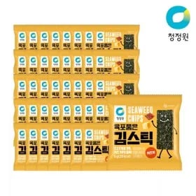 청정원 육포품은 김스틱 치즈맛 5g 40입 1박스