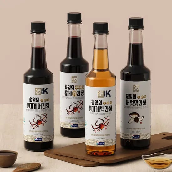 홍영의 붉은대게 백간장 500g 2개