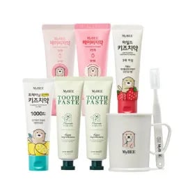 마이비 어린이 불소치약 999ppm 4개 묶음