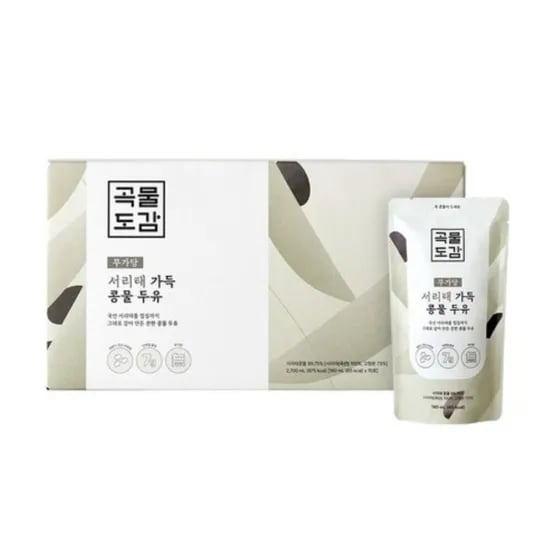건강식 무가당 서리태 콩물두유 1박스 180ml