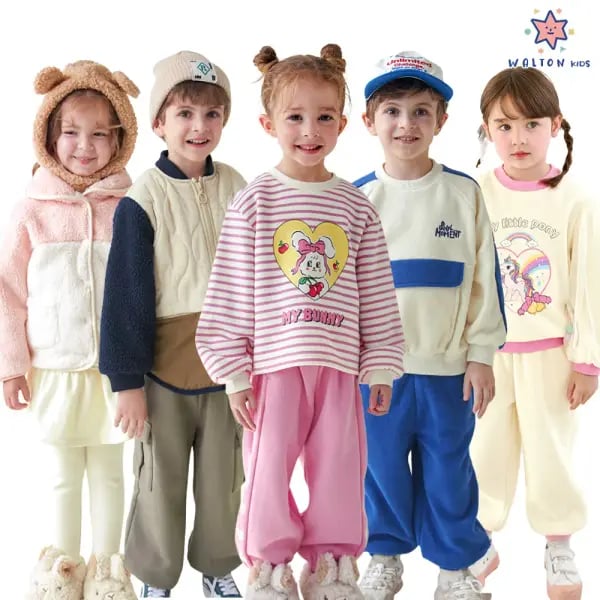 월튼키즈 마리앤모리 플레이그라운드 상하복 3장