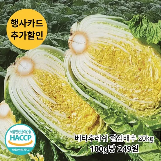 베타절임배추 20kg