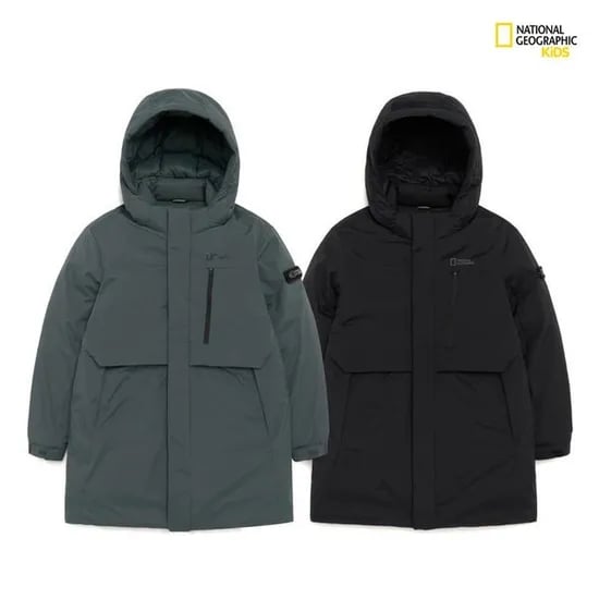 내셔널키즈 롱기장다운 점퍼