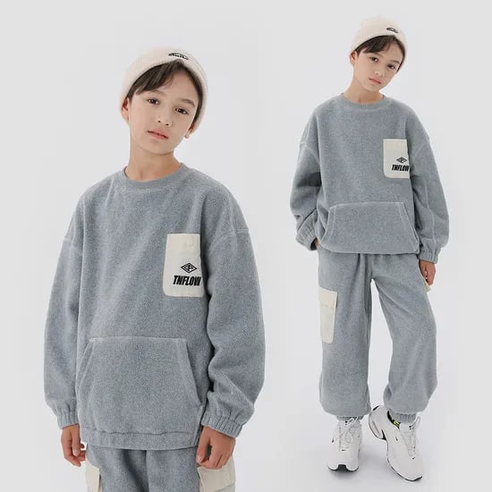 틴플로우 블록 스티치 플리스 셋업