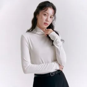 로엠 목폴라티셔츠