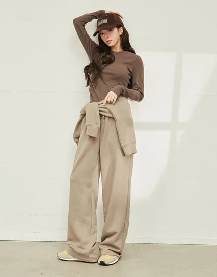 추리닝 일자통 바지