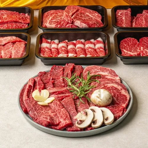 투뿔한우 1++ 등심 300g 특수부위 300g