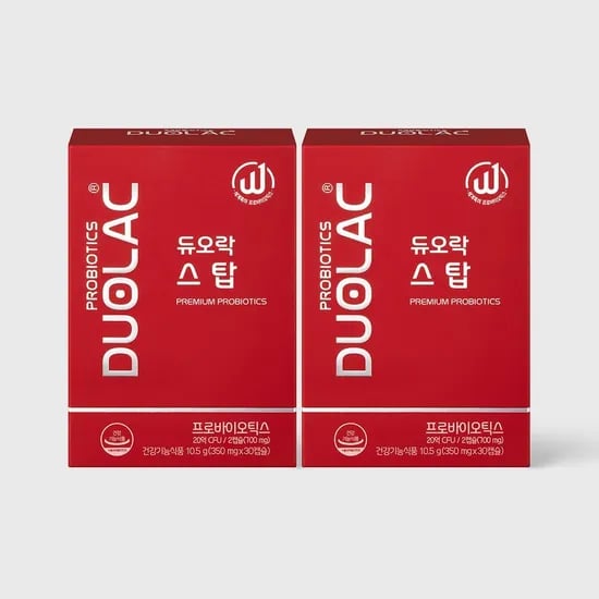 듀오락 스탑 유산균 30캡슐 2개