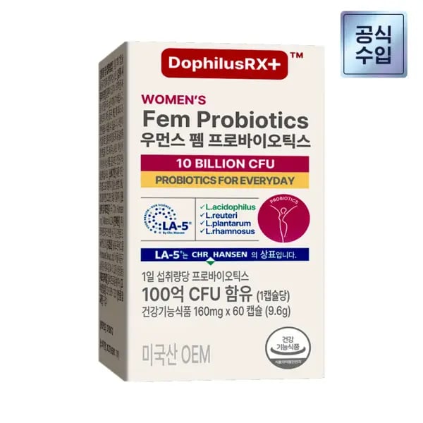 여성 100억 유산균 도피러스 60정