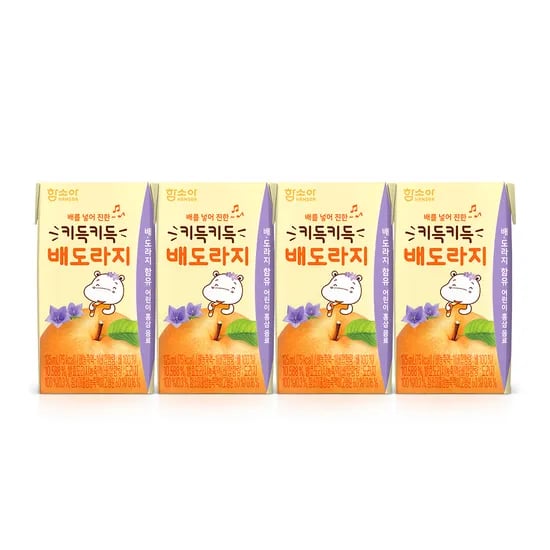 함소아 배도라지음료 4개