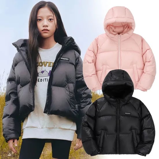 디스커버리 키즈 샤일로 다운 숏패딩