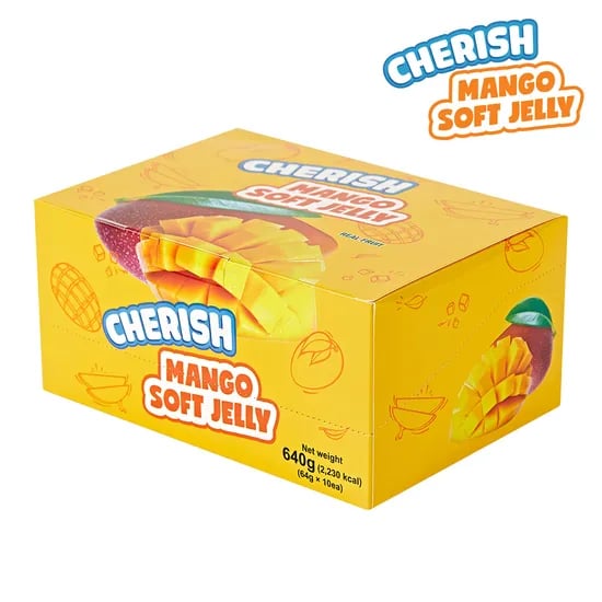 리마커블24 베트남 체리쉬 망고 소프트젤리 64g X 10개입