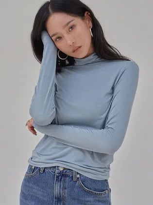 메무아 베이직 슬림쉐입 하이넥티 10개