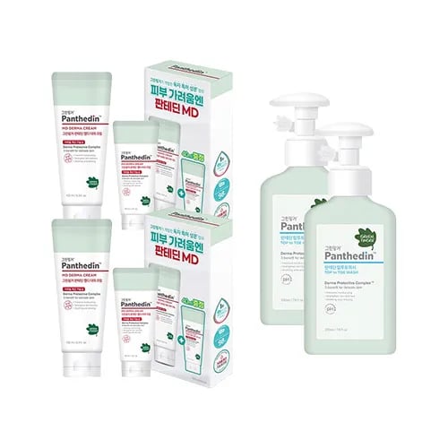판테딘 엠디 더마 크림세트 100ml+40ml X 2 판테딘 워시 230ml X 2