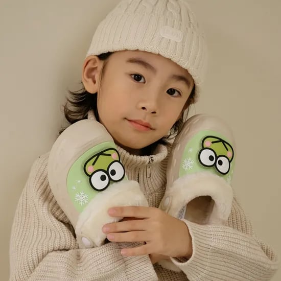 산리오X디즈니 시나모롤 클리어 방한부츠