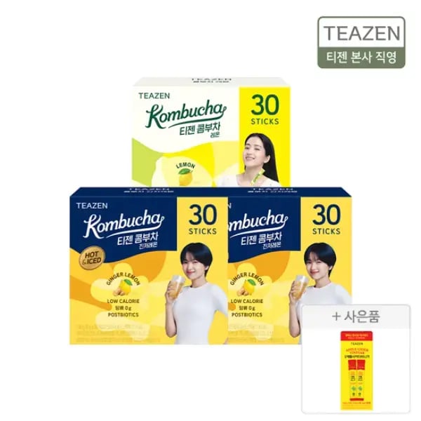 티젠 핫콤부 진저레몬 2박스 레몬 30스틱