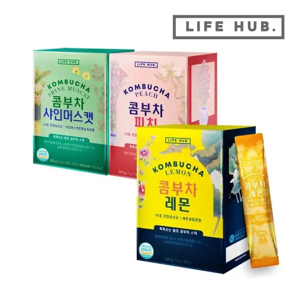 라이프허브 콤부차 2박스 60포