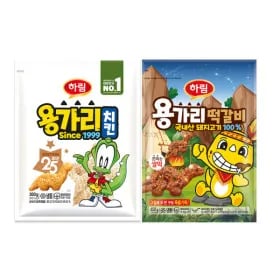 하림 용가리치킨 300g 용가리 떡갈비 450g 각1봉