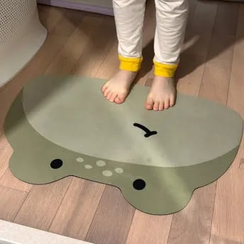 귀여운 동물 캐릭터 규조토 발매트
