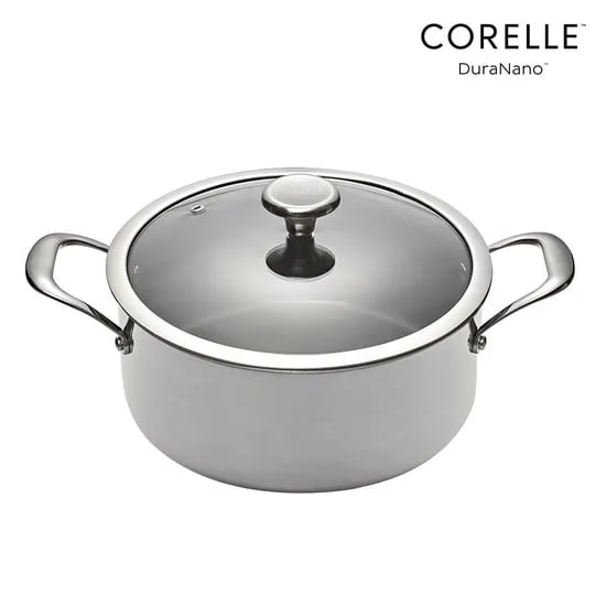 코렐 듀라나노 논코팅 양수냄비 24cm 뚜껑 포함
