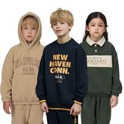 예일하버드키즈 플리스/기모 상하복