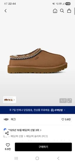 어그 타스만 체스넛
