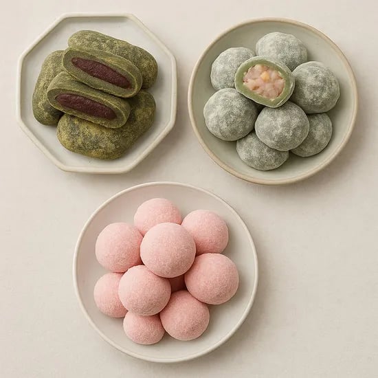 쫀득달콤 호박인절미 쑥떡 두텁떡 1.5kg