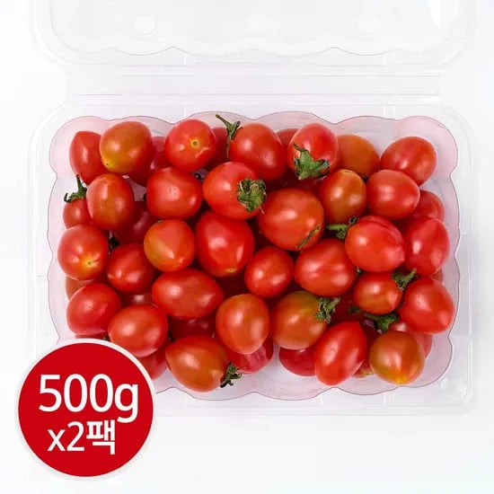 국내산 고당도 스테비아 방울토마토 500g 2팩
