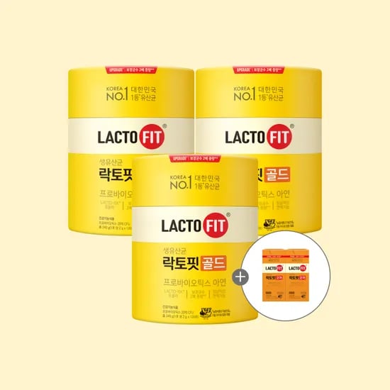 락토핏 골드 120포x3 락토핏코어 60포