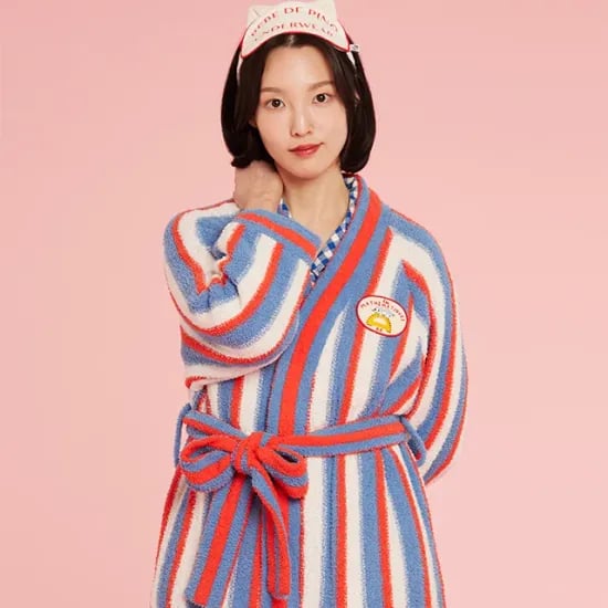 베베드피노 스트로베리 스웨터로브 옐로우체크