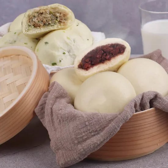 김영덕 느린 숙성 왕만두 500g 2봉 찐빵 500g 2봉