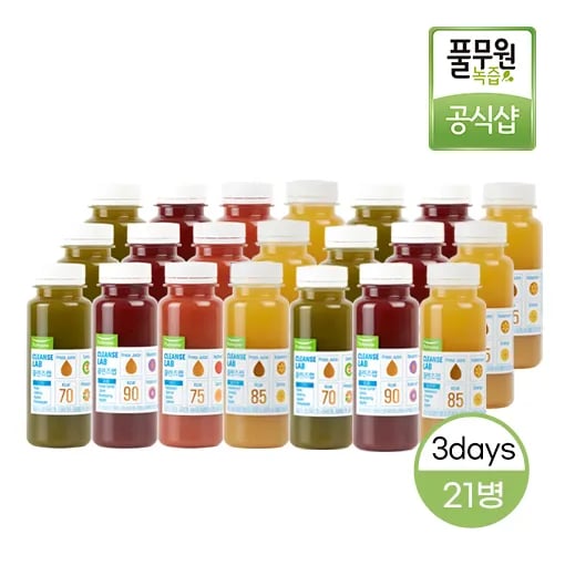 풀무원녹즙 클렌즈랩 3days 프로그램 21병