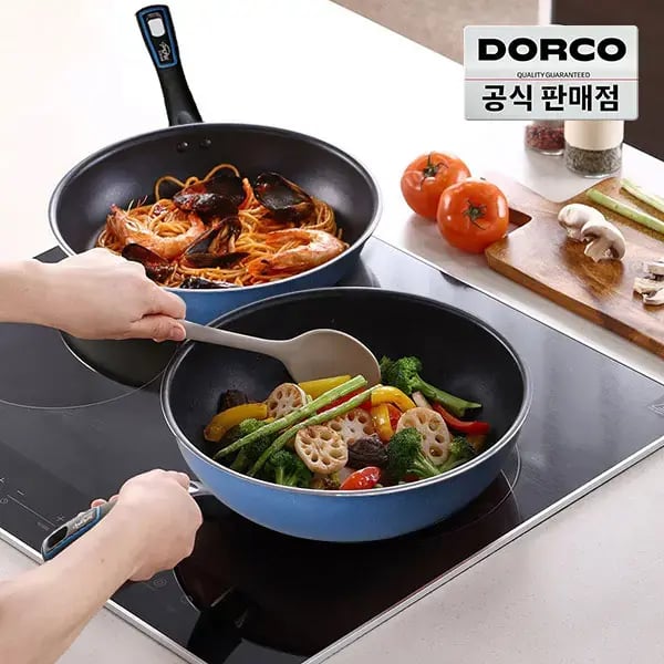 도루코 퓨어라이트 애쉬블루 프라이팬 20cm