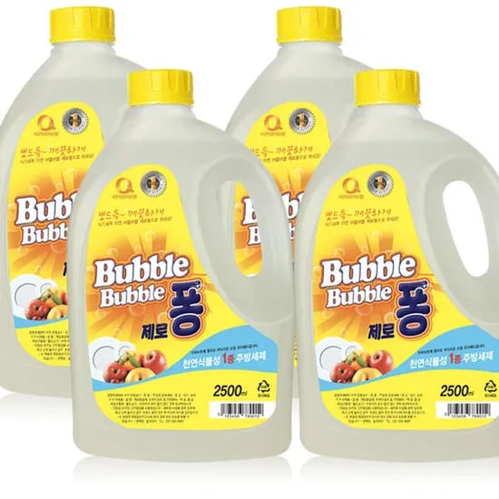 제로퐁 주방세제 2.5L x 4개