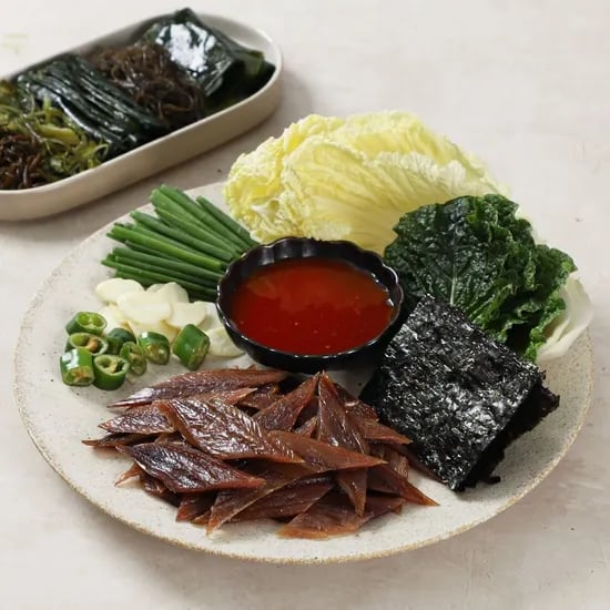구룡포 햇 과메기 5미 10쪽 야채세트